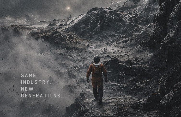 Artist working in a VFX production environment